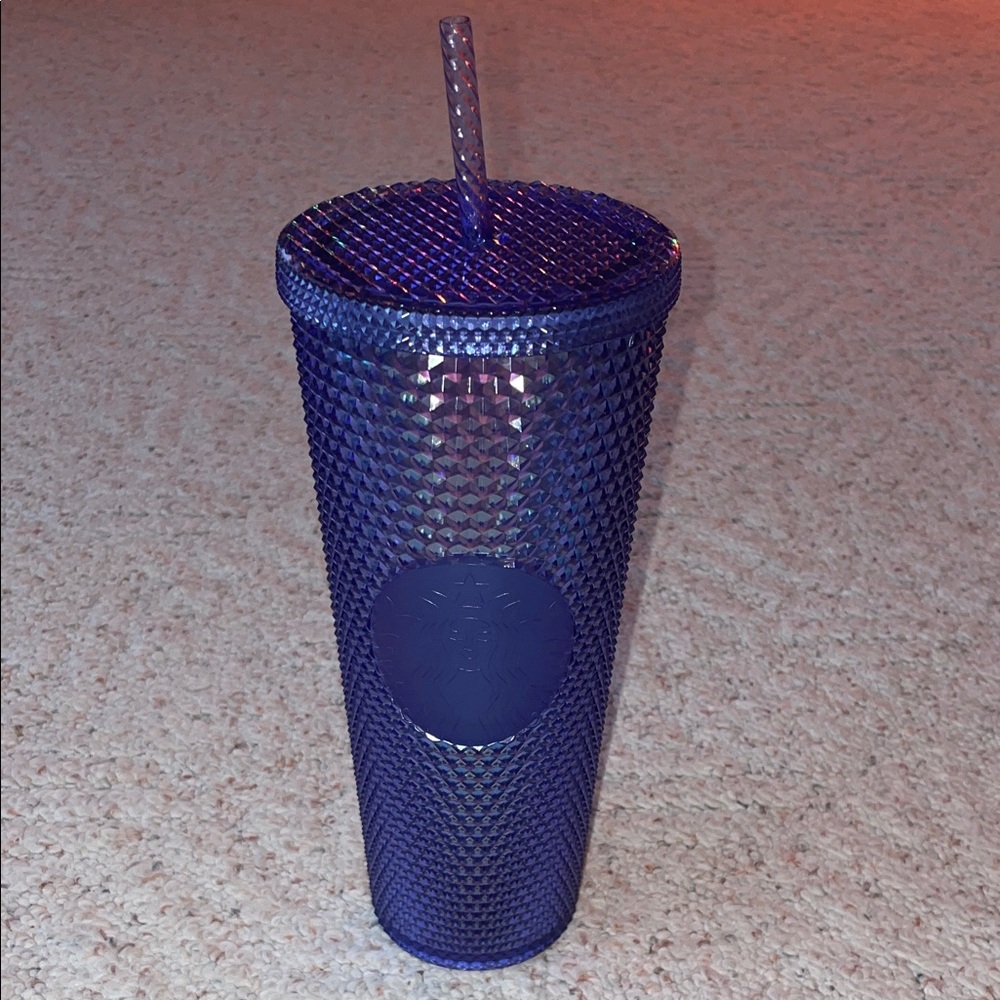 Disney 50th Anniversary Starbucks Iridescent Blue and Purple Tumbler